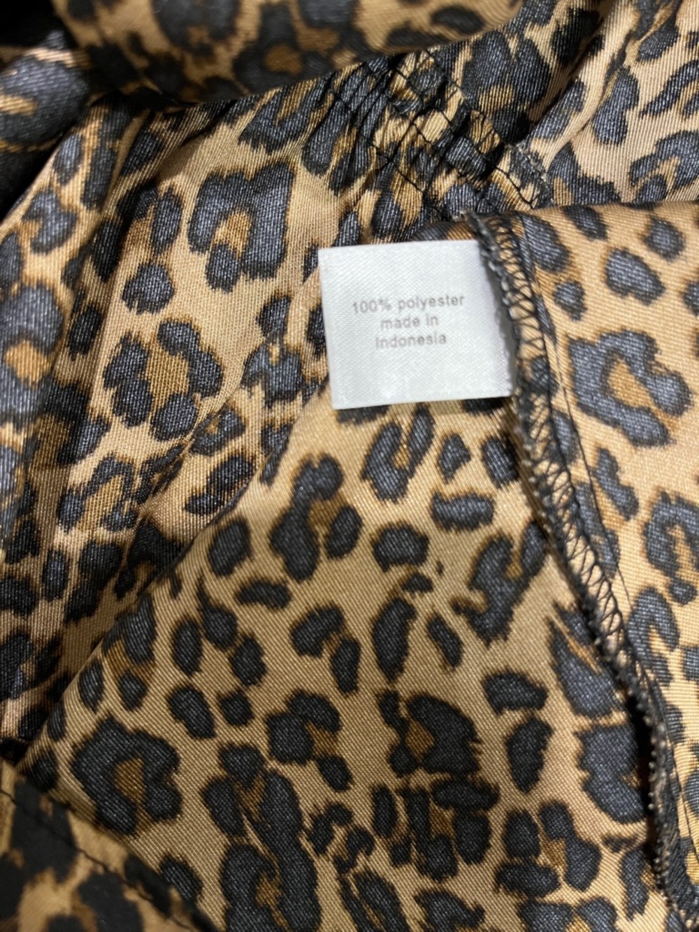 Lane Bryant Leopard Print Faux Wrap Top - Picture 7 of 7